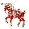 Event Decoration for Carnival 2PCS Christmas Goat Hanging Ornaments, Decorative 2D Acrylic Tree Lightweight Decor Holiday Pendants, Festive Ornaments