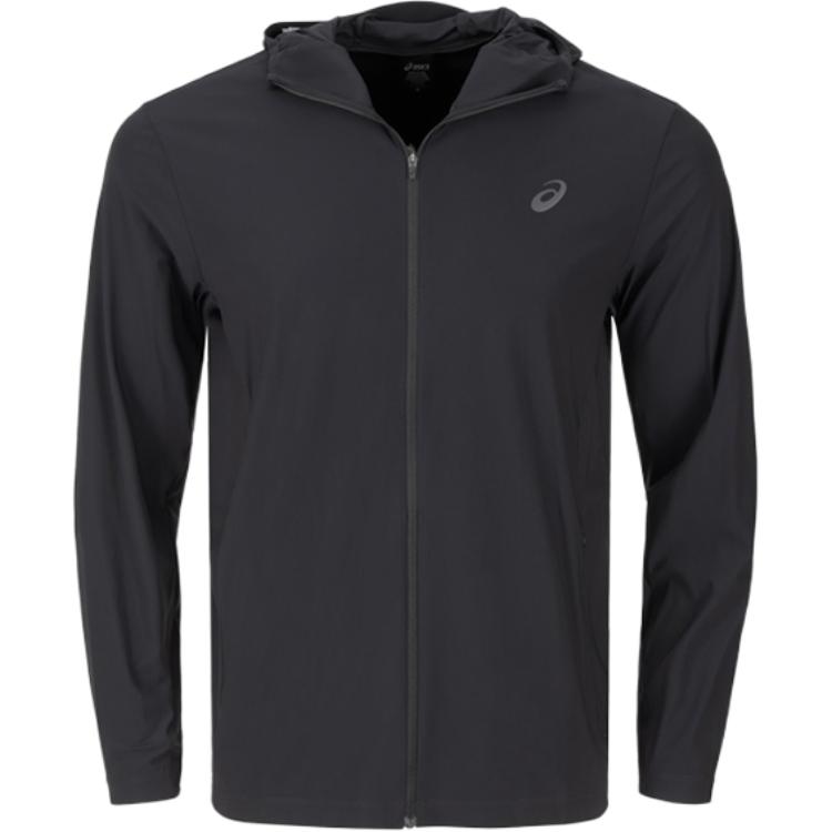 Куртки ASICS Мужские Черные С капюшоном Умеренные Другое 2011D529-001 180/100A（XL）