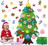 Felt Christmas Tree Christmas With Ornaments 26 Pcs On Velcro Christmas