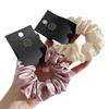 2026 Essigsäure Streamer Satin Dickdarm Haargummi Französisch High-End Elastisches Pferdeschwanz Kopfseil Mode Kopfbedeckung Haarschmuck