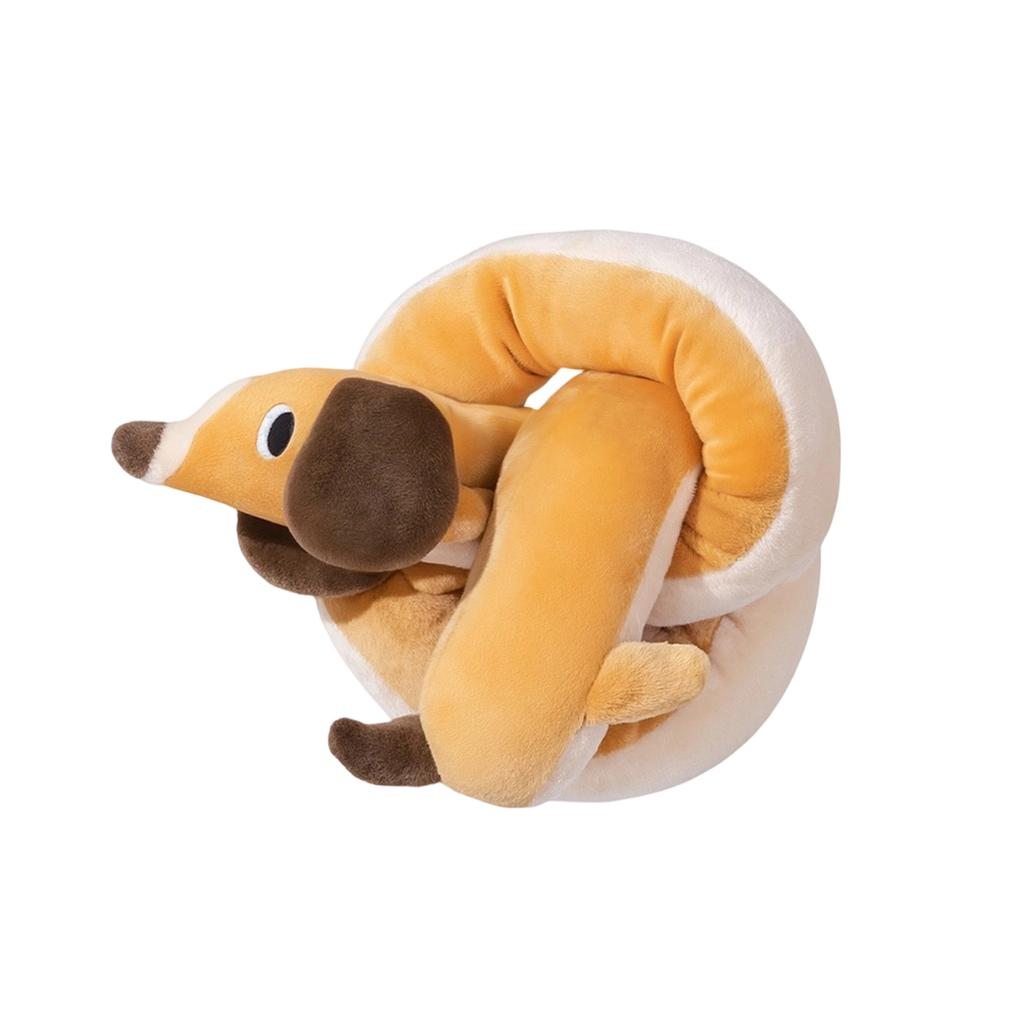 Squeaky Dog Toy For - Long Dachshund Plush Chew Toy With Crinkle & Squeaker, Fun Interactive Play For Small To Medium Dogs