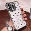 Case For Redmi Note 15 4G Pro 5G Plus 14 13 Pro 5G 12 PRO Plating Little Love Heart Soft Cute Shockproof Transparent Cover