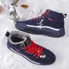 New Winter Men's Snow Boots Waterproof Men Winter Ankle Boots Big Size Plush Shoes Outdoor Hiking Shoe Warm Sneakers Men Shoes