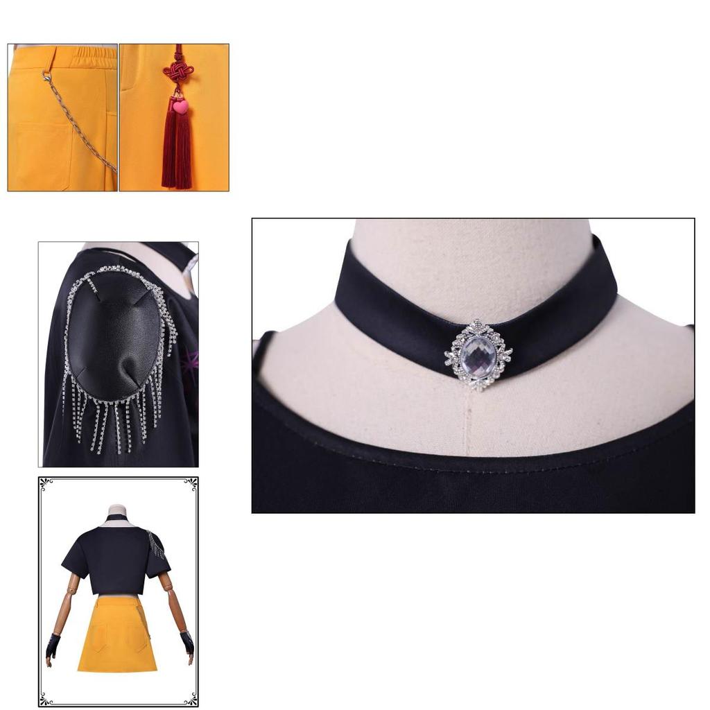 Kpop Demon Hunters Mira Cosplay Costume With Polyester Fabric For Game Anime Role Play Adults