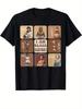 Men's Black History Month T-Shirt - I Am Black History Cotton Tee with Leaders and