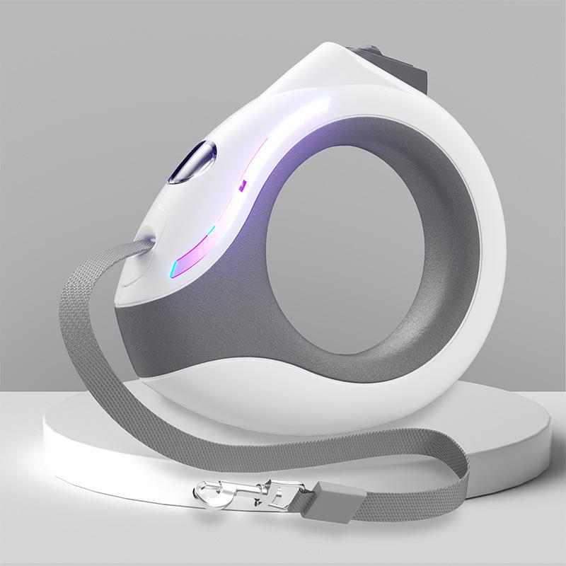 Coleira flexível automática 3M Tape Pet Dog Collar LED Coleira retrátil para cães de pequeno e médio porte Suprimentos completos para animais de estimação