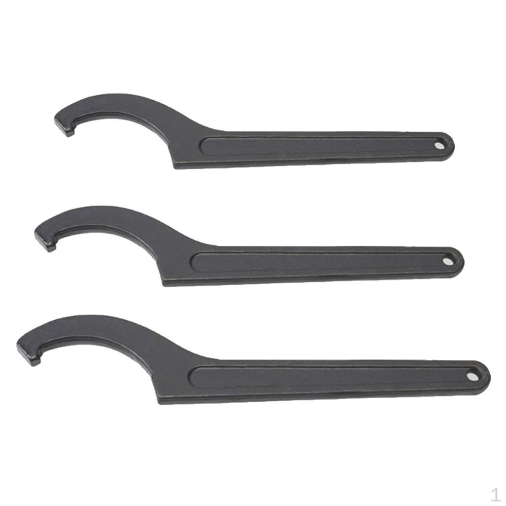 

3x Professional Hook Wrench For Adjustable Spanner C