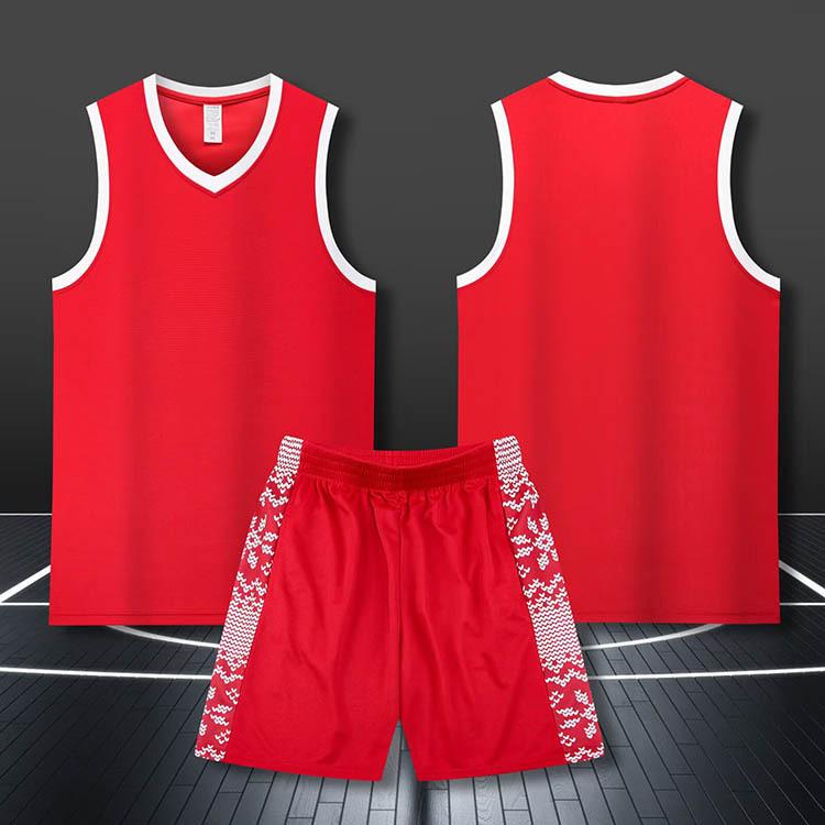 

Basketball Suit, Adult Children S College Student Game Jersey, Breathable Training Jersey, Jersey Size Printing Men S 3XS красный