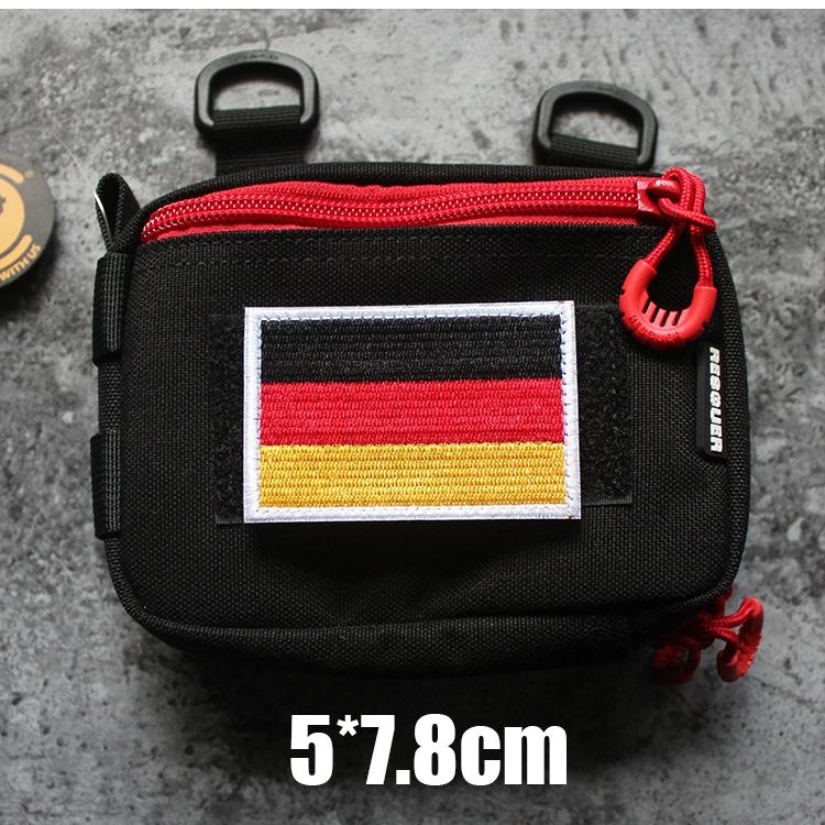 Vyšívaná vlajka Velcro náramek ruský americký německý Velcro britská morálka odznak nášivka odznak balíček nálepka