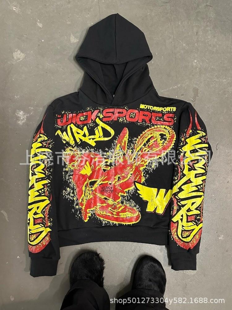 2025 New High-Edition Lüjia 3D Digital Print Unisex Hooded Sweatshirt for Autumn and Winter Casual