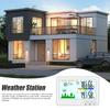Indoor Outdoor Thermometer Hygrometer 433MHz Wireless Weather Station LCD Backlit Temperature Humidity Monitor with