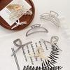Neue koreanische Mode Haarschmuck für Frauen Metall Geometrie Haarspange Krabbe Haarspange Große Klammer Sommer Accessoires