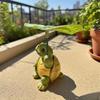 Cute Animal Figurines Set With Umbrella-Elephant,Turtle,Frog Garden Ornaments, Whimsical Desk Decor For Aquarium&Home Decor Gift