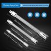 Flexible Ratchet Extension 3 Pieces Long Reach Bendable Bar Flexible Electric Wrench Connecting Rod For Home Garage Workshop