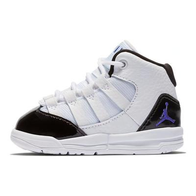 Max Aura Air  Retro Comfortable Shock Absorbing Durable High-Top Walking Shoes Baby Shoes Black White AQ9215-121