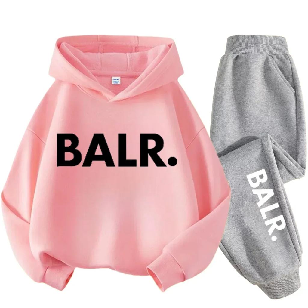 TZWYChildren Hoodie Set Autumn Winter New York USA Letter Graphic Sweatshirt Pant Suit Baby Boy Girl Kid Sport Two Pieces Tracksuit