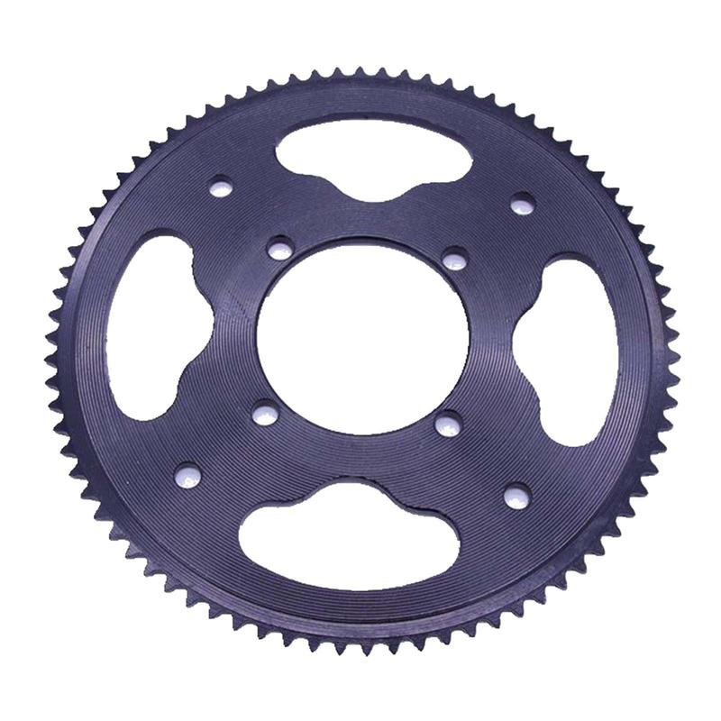 Universal 25H 80T Rear Chain Sprocket Easily tall Sturdy Repair Parts for 47cc 49cc Minimoto Motorcycle High Strength Steel