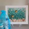 DIY Photo Frame Kit Glass Photo Frame Decorative Painting Set Sea Sea Glass Home