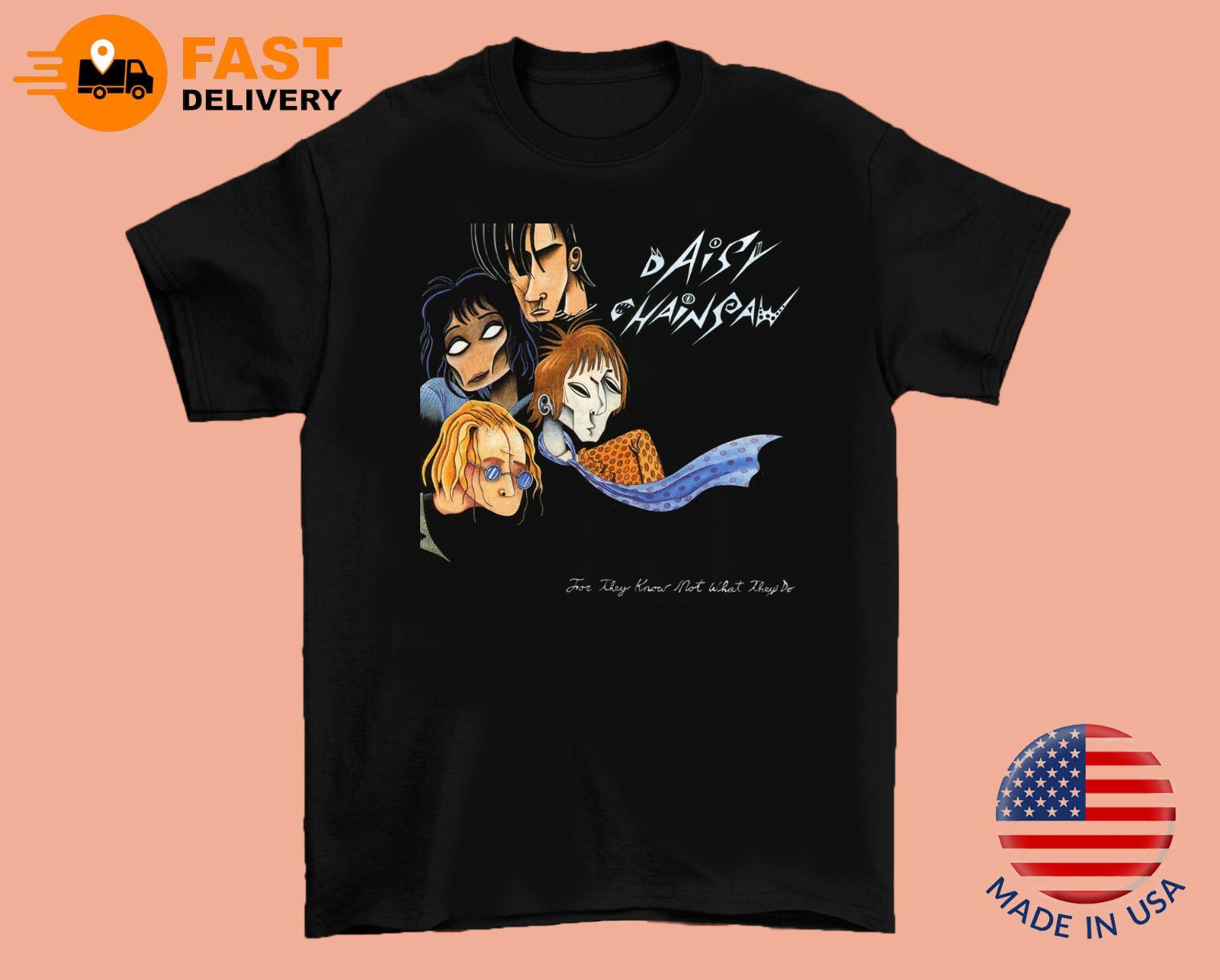 Daisy Chainsaw For They Know Not What They Do Album Short Tee Cotton Shirt AL490 M