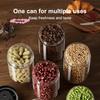 Transparent Glass Coffee Beans Storage Jar Vacuum Sealed Moisture-Proof Air Extraction Airtight Container for Household Food