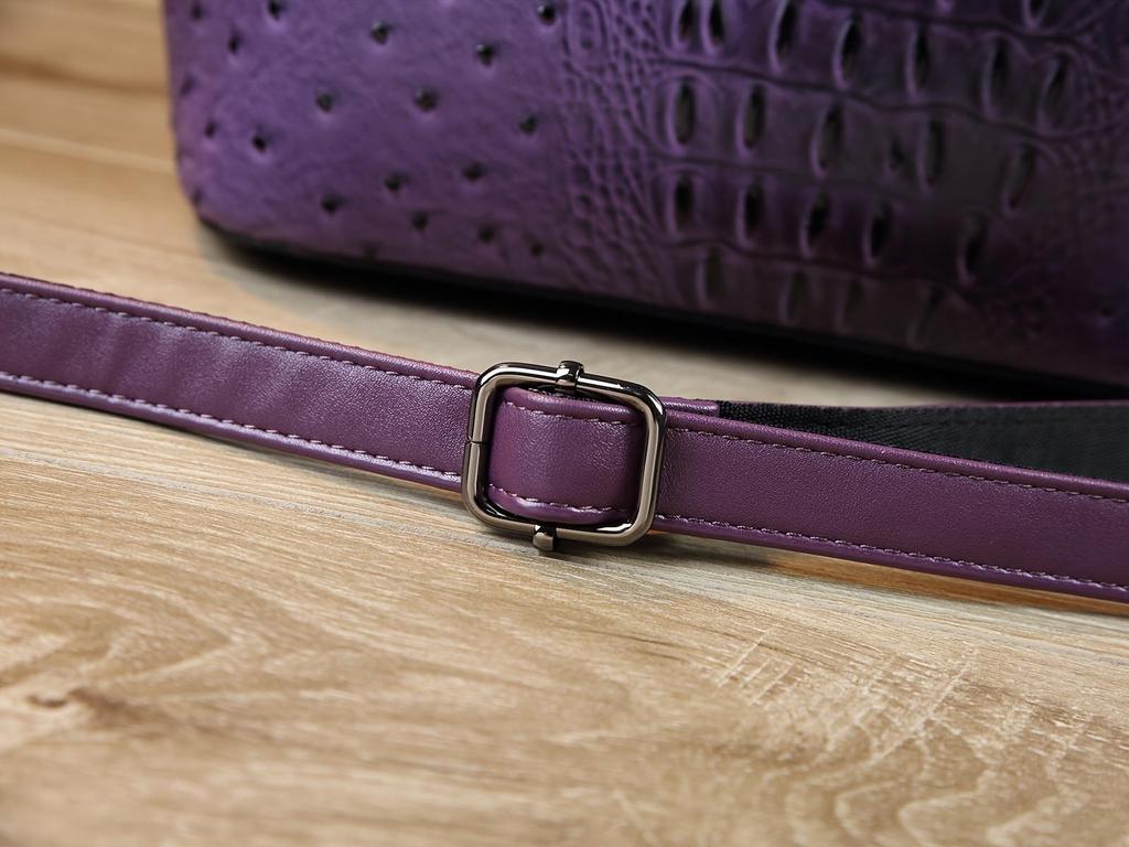 2025 Luxury Women's Soft Leather Shoulder & Crossbody Bag with Ostrich Pattern