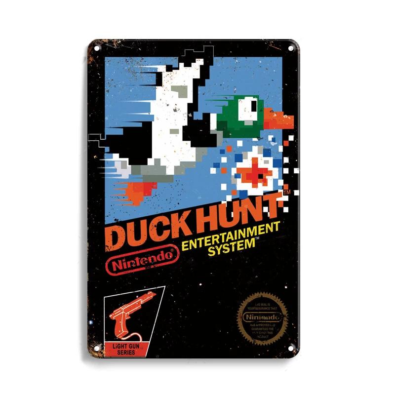 Metal Tin Sign Vintage Wall Plates Decor Shabby Rust Video Game Poster Anime Movie Metal Signs Decor Man Cave Garage Tin Plaques