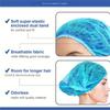 100 PCS Disposable Microblading Non Woven Fabric Makeup Hair Net Cap Sterile Hat Chef Catering Dust Strip Bathroom Supplies