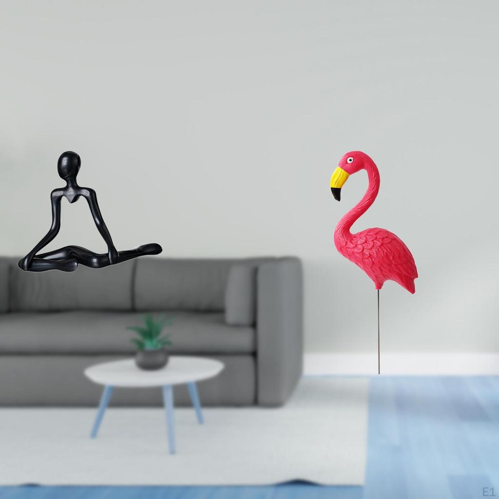 Creative Abstract Thinker Bird Statue Figurine Unique Decorative Sculpture Ornament for Entrance