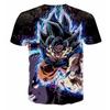 Anime Super Saiyan Goku Printed Men's Fashion Dragonball Short Sleeve T-Shirt Dragon Ball Z T-shirt