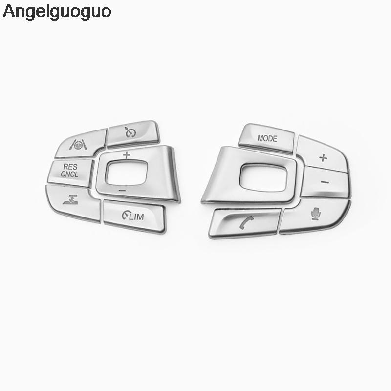 Auto Styling Für 2018 BMW 5 serie G30 G38 525i 528li 530li Lenkrad Taste Abdeckungen Trim Aufkleber dekorative