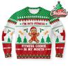 Oh Snap Funny Gingerbread Christmas Ugly Sweater Men Clothes Cute Neon Print Loose Sport Sweater Festival Unique Gift Sweatshirt