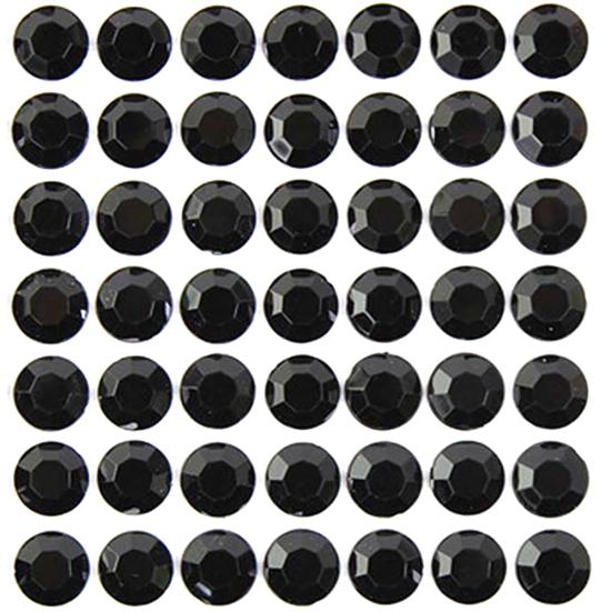 

Сверкающие горный хрусталь автомобиль авто телефон наклейка самоклеящиеся наклейки DIY украшения 4mm чёрный