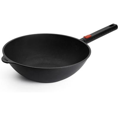 Wok Pan Woll Eco Logic QXR Cast Iron 30 Cm with Removable Handle (11030LCI-Q)