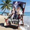 Custom Name Personalized Final Fantasy Print Beach Towel, for Trip Camping Beach Party Home Decor, Birthday Gift for Family & Friends