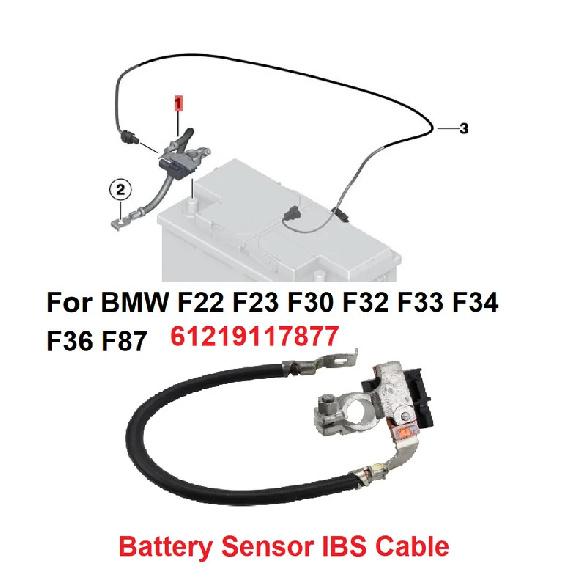 New Battery Cable Negative IBS 61219117877 For BMW 1 2 3 4 F20 F21 F30 F31 F32 F33 F36 Negative Battery Cable Minus IBS 911787