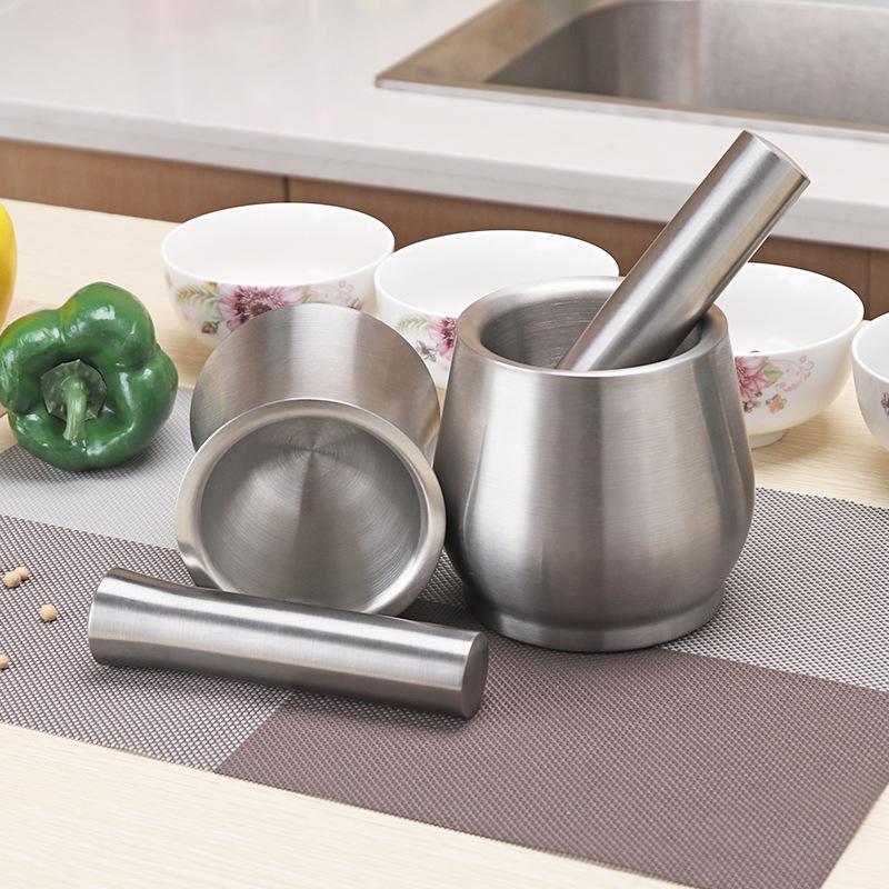 304 Stainless Steel Garlic Masher, Mincer, Peeler, and Spice Grinder