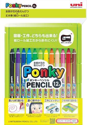 Mitsubishi Pencil Ponky K800PK12CLT Tužka, sada 12 barev,