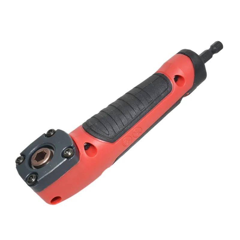 1/4 Right Angle Drill Adapter 90 Degree Adjustable Power Driver Tool for Tight Spaces