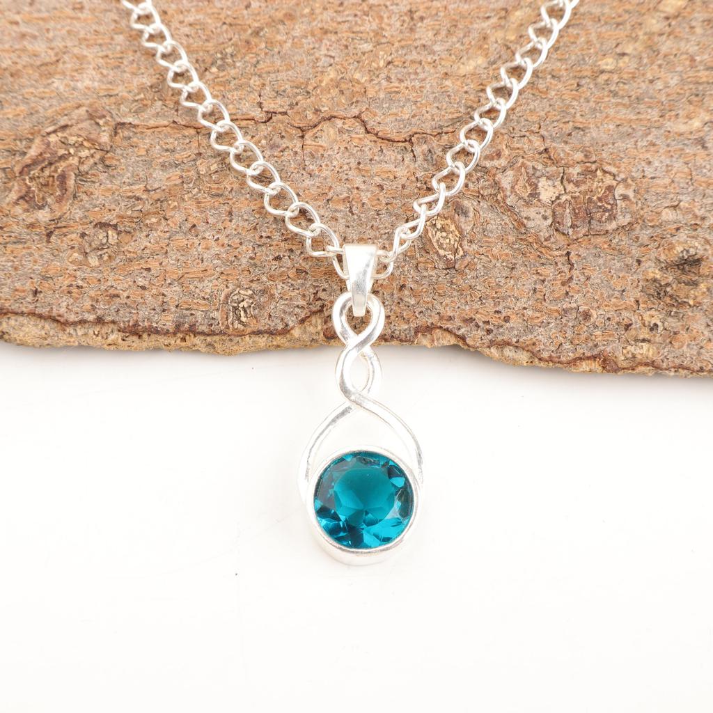 Apatite Gemstone Jewelry, 925 Solid Sterling Silver Jewelry, Handmade Gorgeous Silver Pendant For Thanksgiving Gift