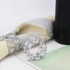 6 Teile/satz Serviettenring Luxus Faux Kristall Perlen Metall Glänzend Elegante Tischdekoration Abendessen Serviettenhalter Schnalle Hochzeit Party Festival Lieferungen