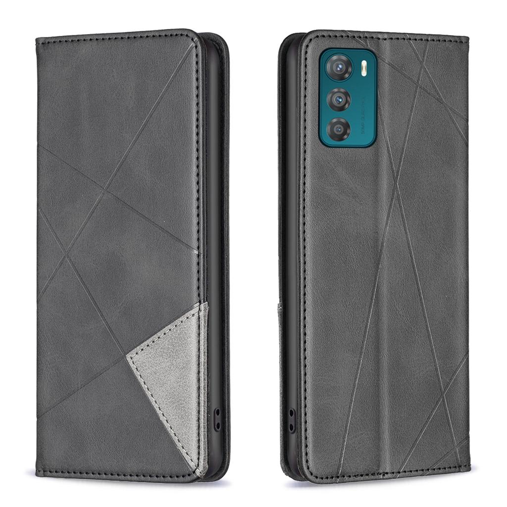 Custodia Portafoglio In Pelle Per Motorola Moto E32 - PU/TPU