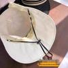 Women's Wide-Brimmed Summer Bucket Hat - Korean Fashion, Woven, Breathable Sun Protection