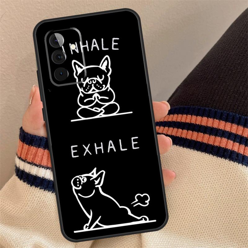 Funny french bulldog Case For Samsung Galaxy A54 A34 A24 A14 A12 A22 A32 A52 A51 A71 A13 A23 A33 A53 A73 Cover