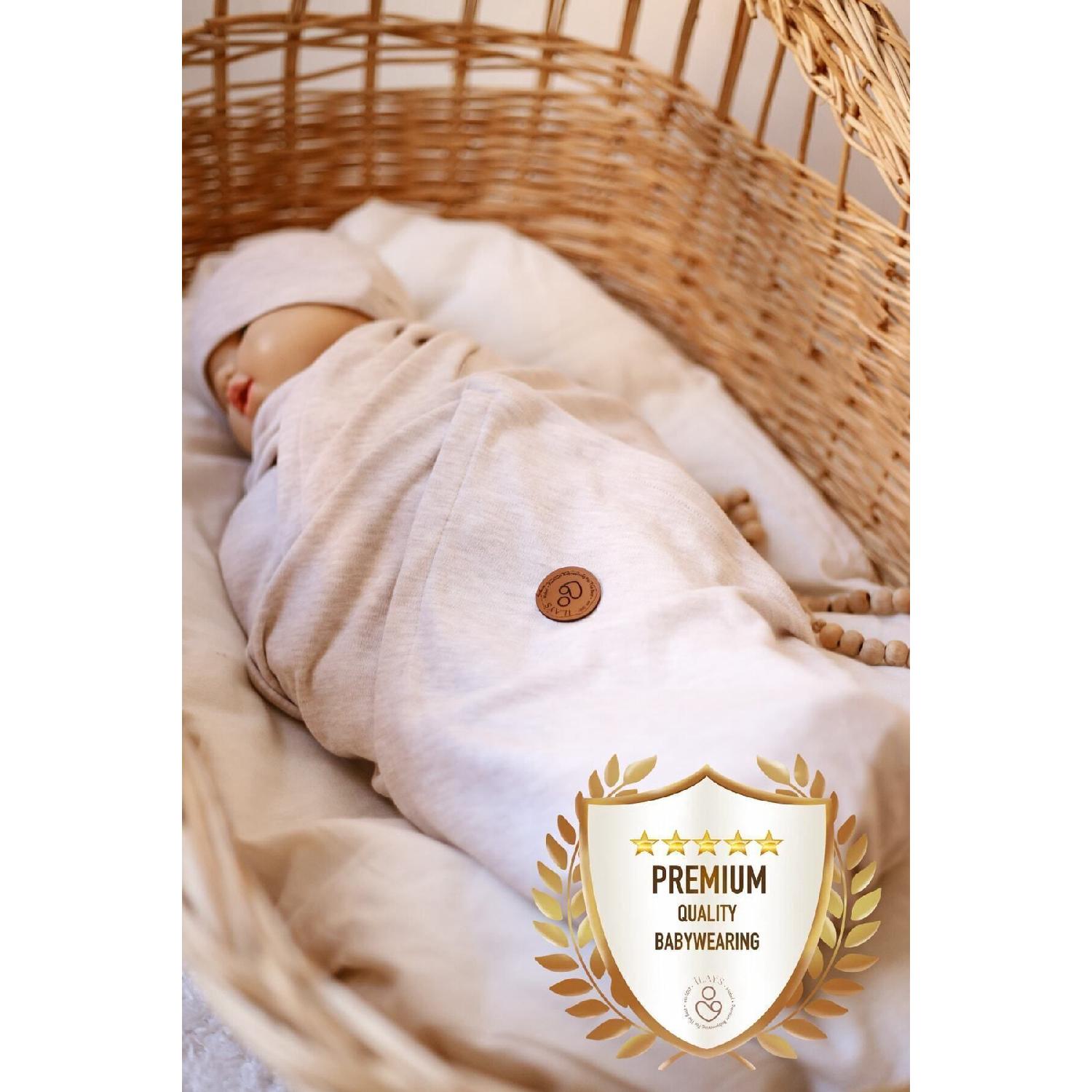 

Универсальная хлопковая пеленка/одеяло первого класса (мягкий бежевый)