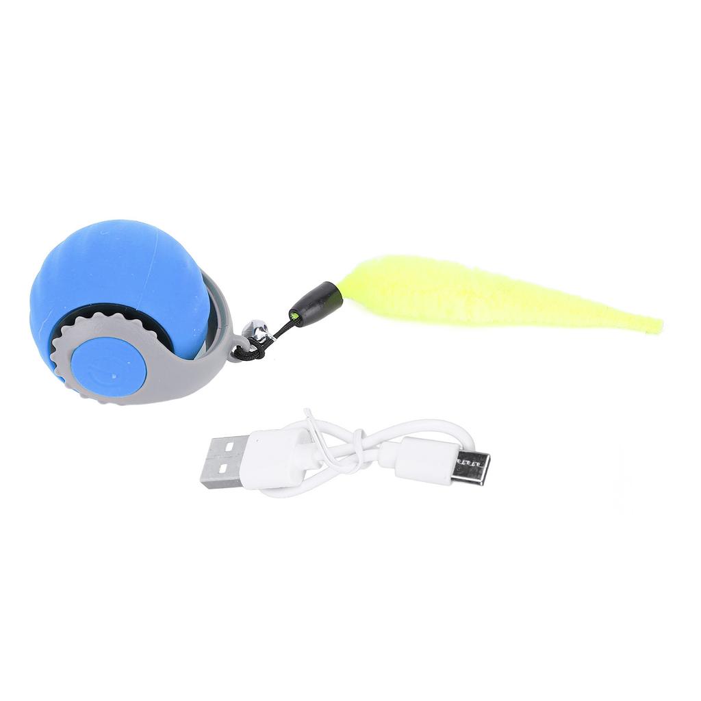Interactive Rolling Cat Toy Ball Smart Automatic Self Rolling Pet Ball Electric Moving Ball Toy for Indoor Cat Exercise