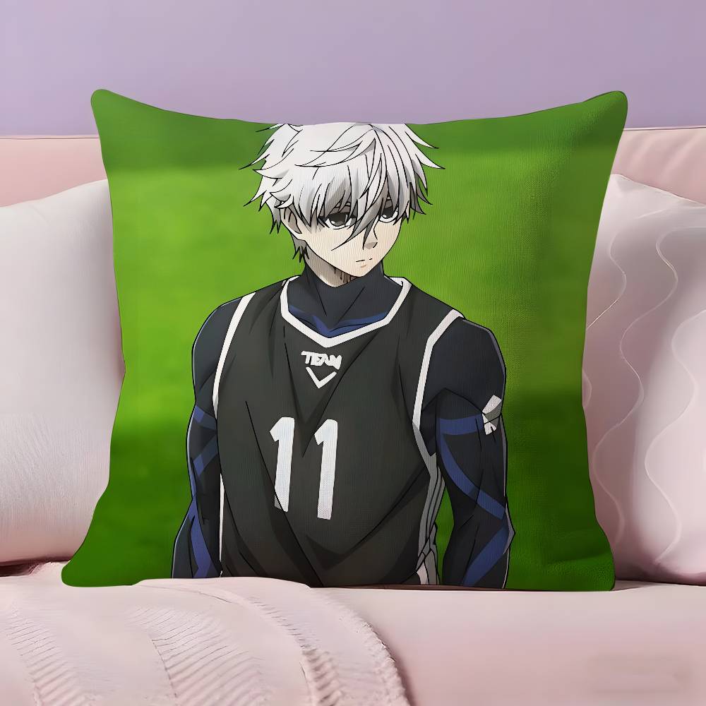 

Классические комиксы B-Blue Lock Наволочка Наволочка Ультрамягкая Приятная к коже Ткань Облачный Комфорт и Скрытая Молния 12x12Inch