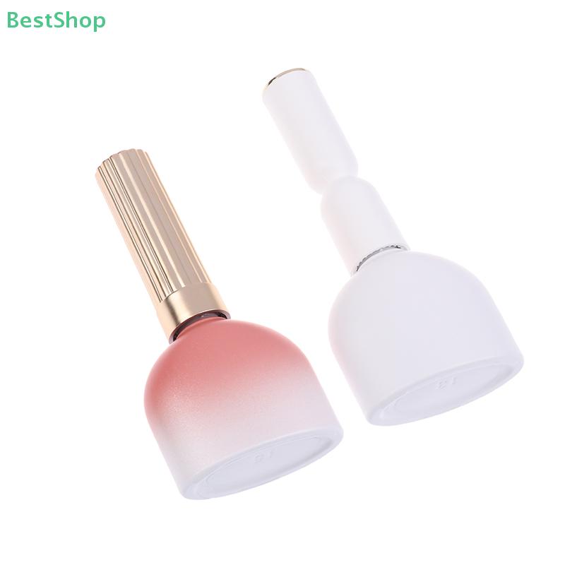 Reuseable Pink 15ml Nail Polish Empty Glass Bottle With Brushes,Manicure Oil Dispenser