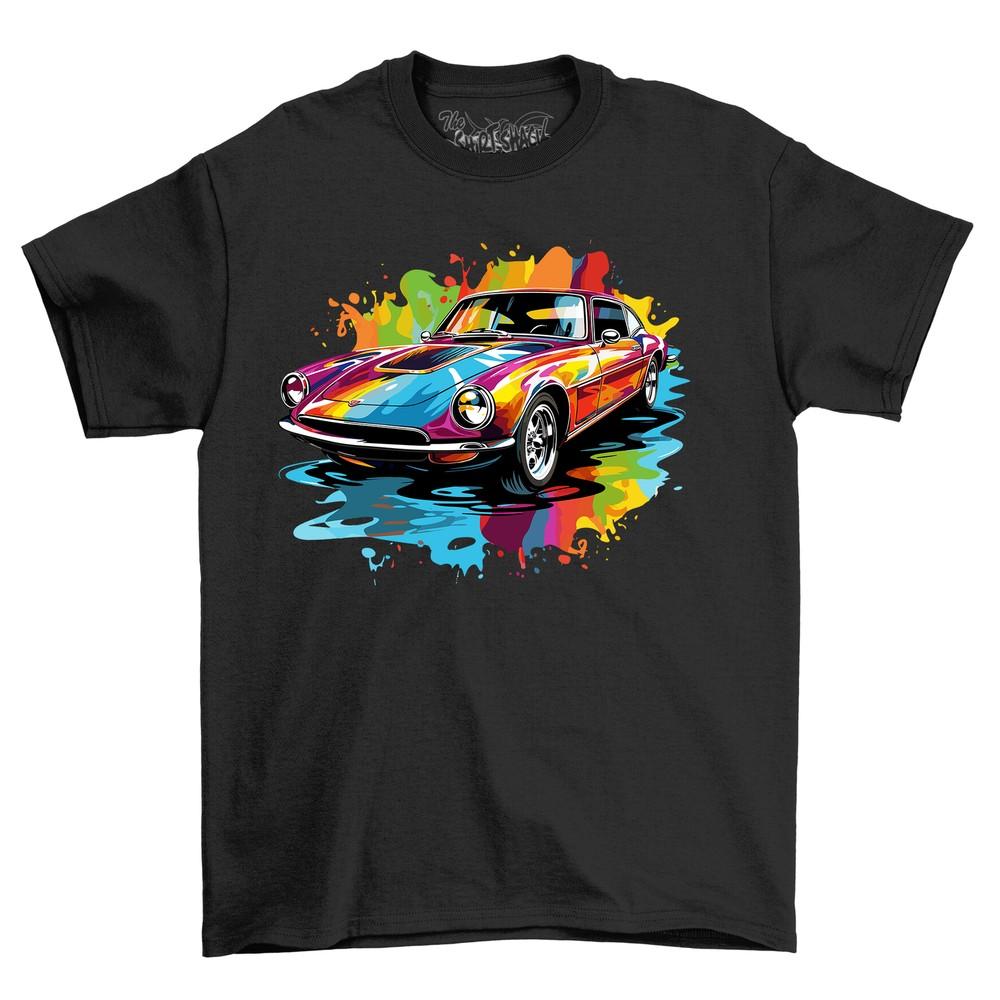 Cool Car Paint Drip Design t-shirt - Funny and Vibrant! Stand out in any crowd w