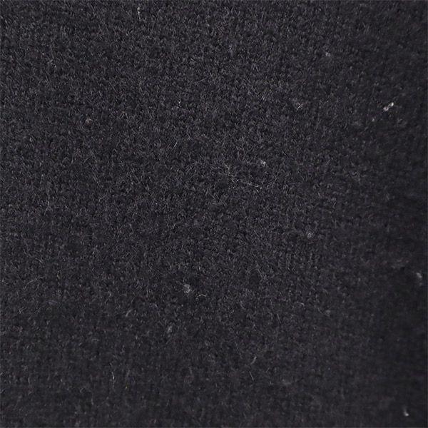 23ku Cashmere 100% Long Sleeve V Neck Sweater 38 Black Knit Women Used