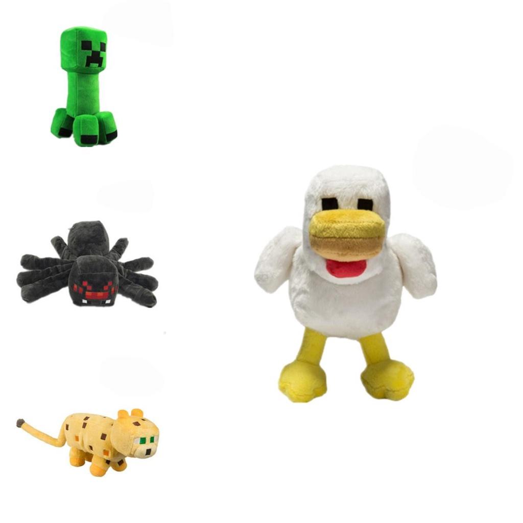 Minecraft Plyšák Měkká plyšová hračka pixelová panenka Dokonalá dekorace do ložnice pro děti i dospělé